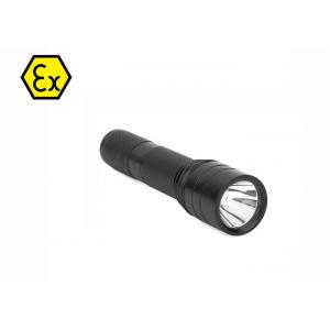 China Black Ex Proof Flashlight 300Lm  / Long Range Flashlight Φ32×135 Mm Size supplier