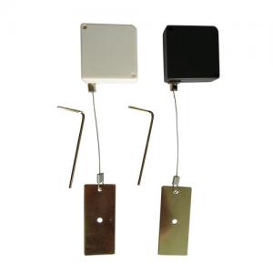China Jewelry Security Retractable Pull Box Tether For Store Protection Square Shape supplier