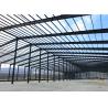 Prefab Steel Godown Construction / PEB Portal Frame Metal Godown Construction