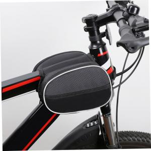 China Bike Phone Front Frame Bag Waterproof Bicycle Handlebar Bag With Touch Screen Cell Phone Case Holder Cycling Storage supplier