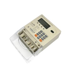 China Display LCD de fase única Contador de electricidad inteligente de prepago con IP54 impermeable y alta velocidad de datos hasta 100kbps wholesale