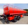 China CIMC New carbon steel tri axles 45000 liters diesel fuel tank trailer for