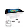 China Indoor Outdoor 46 Inch Touch Screen Kiosk Tea Table Coffee Information Kiosk wholesale