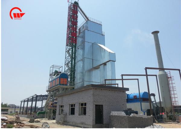 V Shaped Channe Rice Paddy Dryer Plant , SS Material Rice Drying Equipment