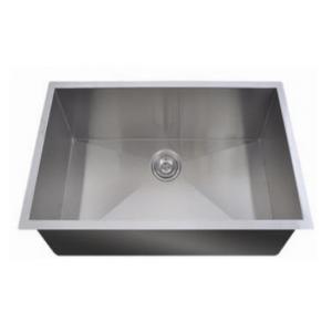 Right Angle Stainless Single Basin Kitchen Sink Undermount 600*450mm