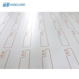 Wisecard LF / HF / UHF Chip RFID Prelam Inlay For EMV Smart Card