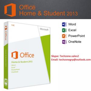 China Office 2013 Home &amp; Student Retail Package Without DVD - Office 2013 HS PKC Genuine FPP Key. wholesale