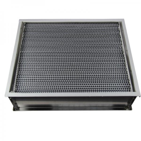 Aluminum Frame High Temperature Hepa Filters With 22 Pleats Per 20 Centimeter