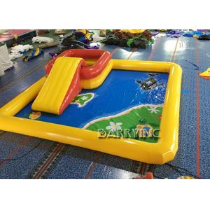 China 6 * 6 * 0.65M Portable Water Pool / Large Inflatable Pool Toys For Kids supplier