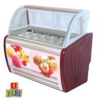 China Dynamic Cooling Ice Cream Display Showcase  R404a Refrigerant Digital  Thermostat on sale