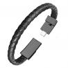 Bracelet Braided Nylon Lightning Cable Wearable 5V-2.4A For Android / IPhone