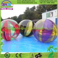 QinDaTransparent dia 2m water walking ball/ inflatable water balls price water zorb ball