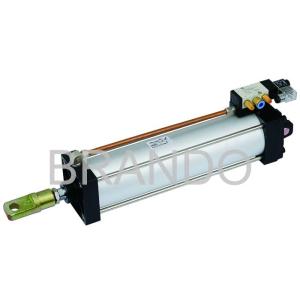 China Fechamento automático do trabalho da parada de emergência do óleo pneumático ativo dobro da válvula do cilindro supplier