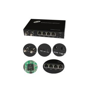10/100Mbps Ethernet Over Coaxial Converter , 95Mbps POE To BNC Converter