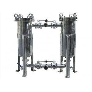 Food Grade Stainless Steel Bag Filter Housing For Water Treatment Plant