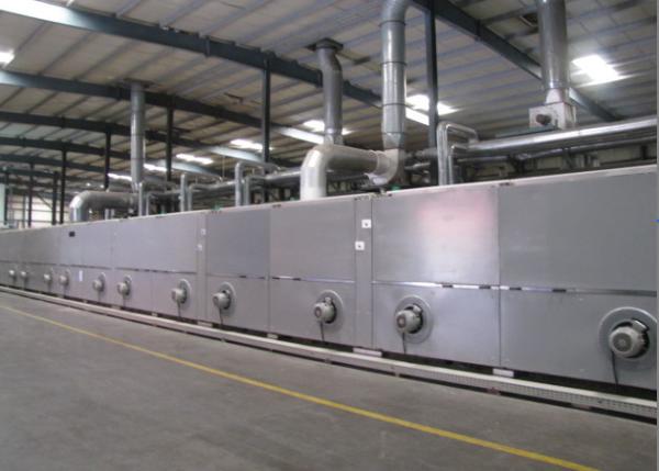 ISO9001 Hot Air Stenter Machine With Electrical Control System / Plaiting Batching Exit Type