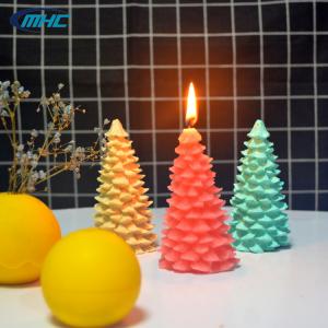 China Reusable Silicone Candle Mold Pine Shape Customized For Cake Decorating supplier