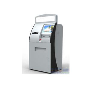 China Indoor Touch Screen Information Health Kiosk System with A4 Printer , Card Reader supplier