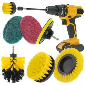 Carpet Cleaning Drill Brush Attachment Scrub Pads Antiwear