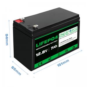 12V 7Ah EV LiFePO4 Battery Rechargeable With Buit In BMS For Children'S Toy Car