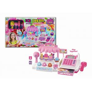 Ice Cream Store Electronic Cash Register Toy for Children with Sound & Light