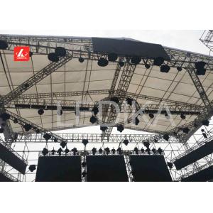 China Light Weight Steel Stage Roof Truss With Spigot And Screw Connection supplier