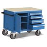 500kg Mobile Tool Trolleys Industrial Drawers Steel Cabinet For Warehouse Workshop