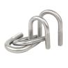 China U-shaped Bolt 304 Stainless Steel U-shaped Screw Nut Set U-shaped Pipe Clamp Fixing Clip wholesale