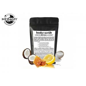 Honey Coffee Organic Lemon Body Scrub Brown For Cellulite Acne Stretch Marks