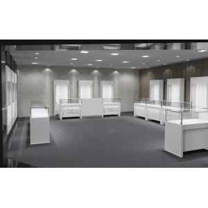 China led light jewellery shop design, manufacture and install supplier