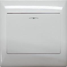 Interruptor de cabina y toma para una distribución de energía fluida