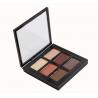 China Warm Neutral Eyeshadow Palette All Shimmer , Red And Brown Eyeshadow Palette 90g wholesale