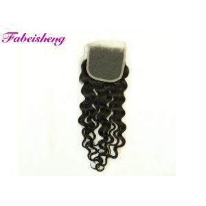 None Chemical 4*4 Lace Closure Italian Body Wave Hair Can Be Dyed , Ironed