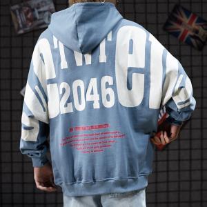 China Cotton Spandex Skateboard Men Cool Hoodies Bat Sleeve Oversized Sweater With Hood supplier