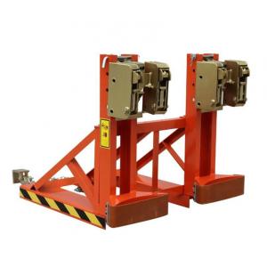 Forklift Attachment Oil Drum Clamp Heavy Duty Forklift Drum Grab OEM