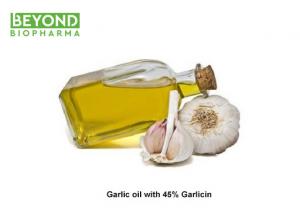 China Natural Garlic Extract Oil with more than 45% Garlicin G.A as Foods Additives on sale 