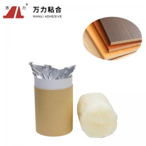 China Milky White Hot Melt Glue For PVC Lamination Hot Pearl Glue PUR-9002S supplier