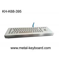 China Standalone Stainless Steel Ruggedized Keyboard , Industrial Desktop Keyboard with Trackball on sale