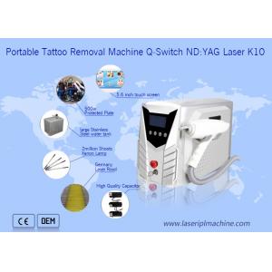 China Portable Q - Switch Laser Tattoo Removal Machine Powerful 500-1000V supplier