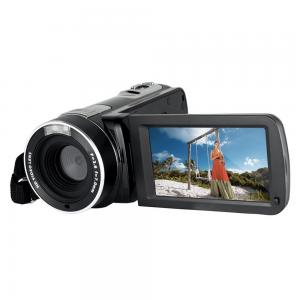 HOLIDE FHD 1080P Video Camera Camcorder 3.0" LCD 270 Degree Rotation Touchscreen 24MP 16X