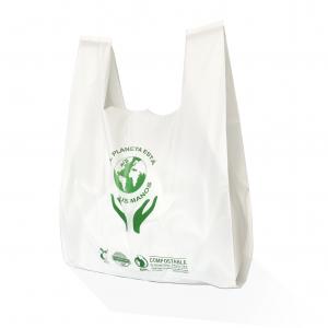 China Hdpe Biodegradable Shopping Bag Compostable Compost Bags supplier