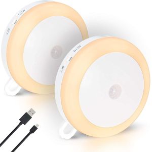 China 50lm 2800K USBのハンガーが付いている再充電可能なモーションセンサー ライト1W on sale