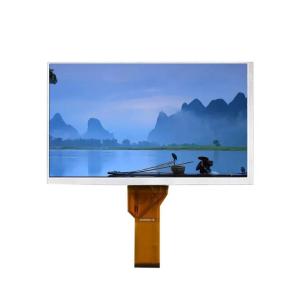 China 250 Nits 50 Pins TFT Color Monitor 7 Inch 70 Degree LCD 800x480 supplier