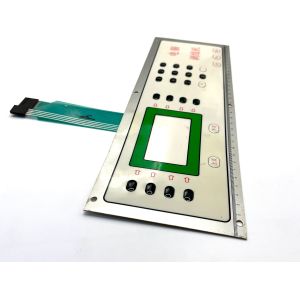 China Custom Legend Printing Membrane Switch With Graphic Overlay And Tactile Snap Domes For Electronical Keyboard Design on sale