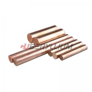 CuBe2Pb Leaded Beryllium Copper Bars 8x1000mm For Contact Bridge