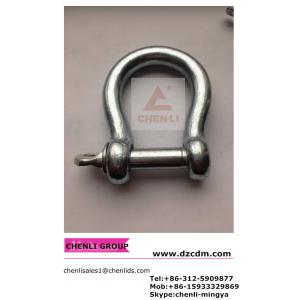 European type large bow shackle