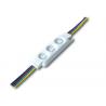 China SMD5050 RGB 3leds waterprrof injection led module DC12V for display light box wholesale