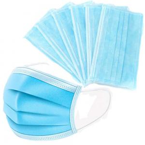 China Ready To Ship Disposable Pollution Mask , 3 Ply Face Mask For Personal Care wholesale