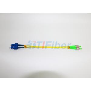 China Single Mode Duplex Fiber Optic Patch Cord With Connectors FC / PC to SC / PC supplier