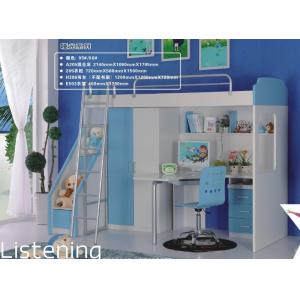 kids bunk bed with desk,#A205-1